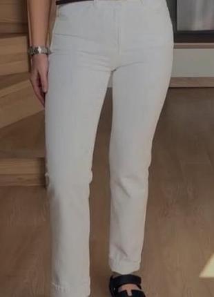 Білі джинси zara