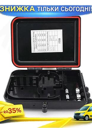 Ku муфта оптична merlion universal fit герметична для 16 sc simplex адаптерів ip65 з abs для з'єднання uni2l_k