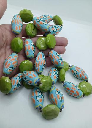 Бусы крупные бижутерия