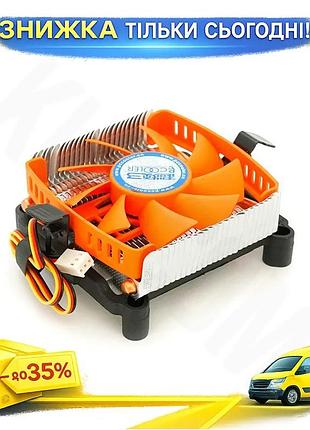 Ku процесорний кулер pccooler universal fit для intel та amd 3-pin охолодження з низьким рівнем шуму 2 uni2l_k