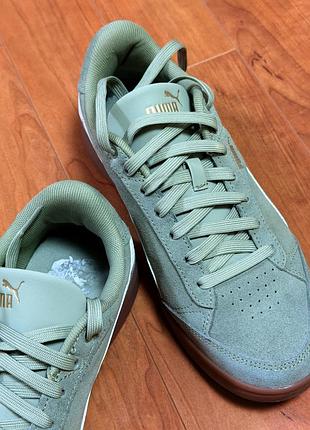 Кеди puma оливкового кольору 3