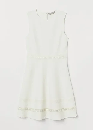 Молочна міді сукня h&m
