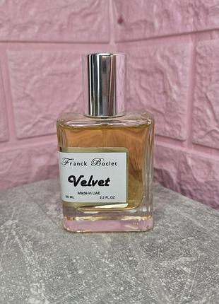 Тестер franck boclet velvet 58 ml (оаэ) / унисекс аромат