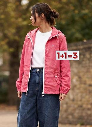 1+1=3 🎁 легкая куртка ветровка с капюшоном от jack wills