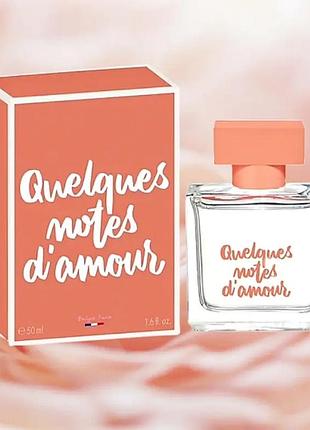 Парфумована вода ноти кохання quelques notes d'amour 50 мл ів роше