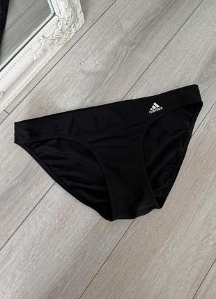 Жіночі плавки adidas чорні труси для купання жіночі плавки сліпи купальник adidas