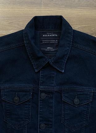 Легка чоловіча джинсова куртка allsaints s 4