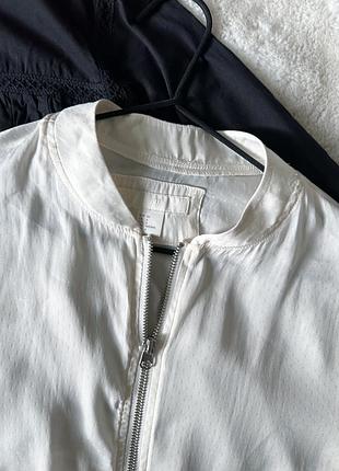 Сатиновий бомбер h&m 2