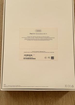 Ipad 6th generation 128gb wi-fi 5