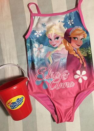 🎁 суцільний купальник elsa and anna