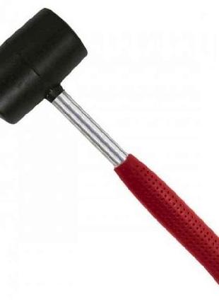 Киянка гумова 900 г. 90 мм, чорна гума, ручка ht-0233 тм intertool