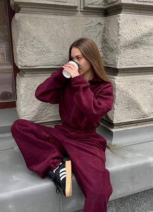 Флисовый комбинезон