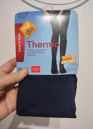 Теплі термоколготки nur die thermo 60 den, розмір m (40/44)