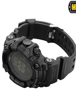 Тактичний годинник для військових m-tac 2037 black