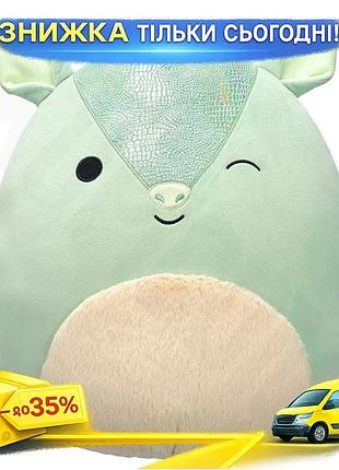 Ku м'яка іграшка squishmallows universal fit броненосець арілла 40 см для дітей від 3 років обіймальна uni2l_k