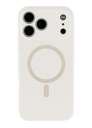 Чохол glow silicone case full camera with magsafe для iphone 18 pro white