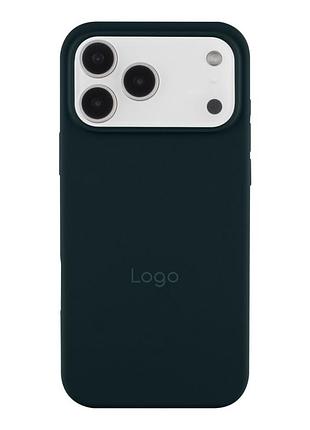 Чохол silicone case full size (aa) appleiphone18 pro панель-накладка для телефону айфон 18 pro atrovirens