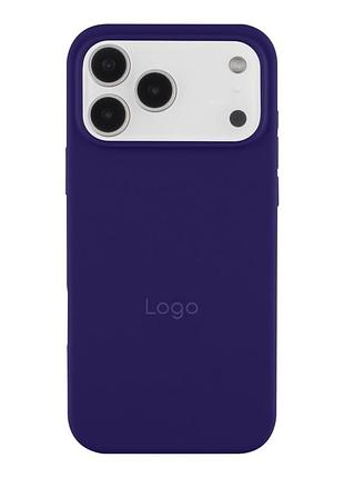 Чохол silicone case full size (aa) appleiphone18 pro панель-накладка для телефону айфон 18 pro purple