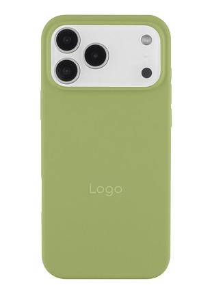 Чохол silicone case full size (aa) appleiphone18 pro панель-накладка для телефону айфон 18 pro mint