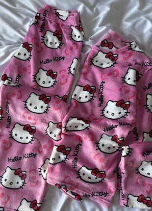 Рожева тепла піжама hello kitty 7