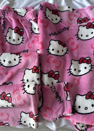 Рожева тепла піжама hello kitty 4