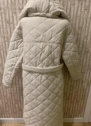 Стьогане пальто zara 2