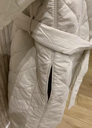 Стьогане пальто zara 7