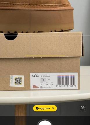 Угги ugg neumel chelsea chestnut platform 3