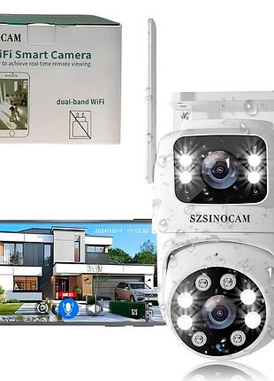 Беспроводная поворотная wifi камера szsinocam ty-q2 o-kam pro / внешняя камера видеонаблюдения
