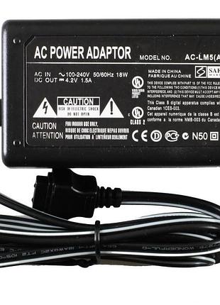Мережевий адаптер живлення (блок живлення) sony ac-lm5, ac-lm5a.