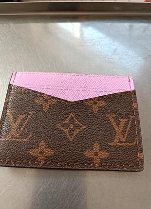 Компактная визитница louis vuitton triple card holder