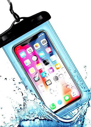 Водонепроницаемый чехол / кейс для телефона универсальный alitek water blue