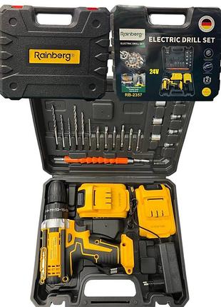 Акумуляторний дриль-шуруповерт rainberg rb-2357