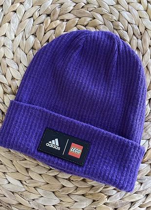 Детская демисезонная шапка adidas lego