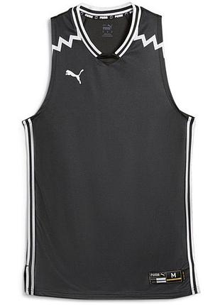 Майка puma hoops team game jersey 676628-01 l