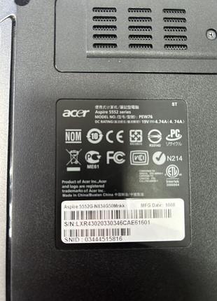 Ноутбук acer aspire 5552 4