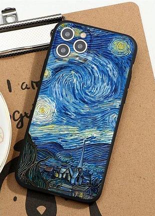 Чехол для apple iphone 14 alitek art ван гог звездная ночь (no sign)