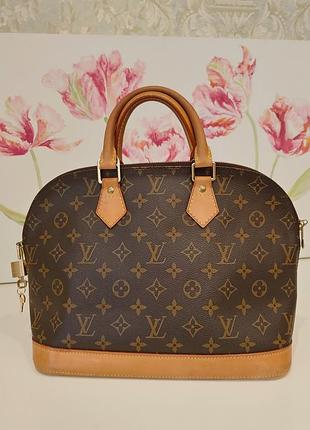 Оригинальная сумка louis vuitton alma pm monogram canvas
