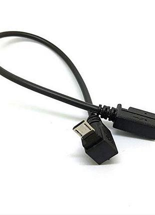 Кабель переходник mini usb f (мама) - micro usb m (папа) down 3
