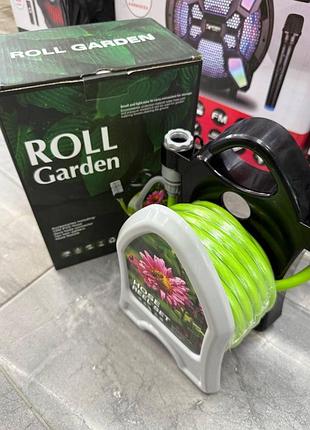 Катушка для водяного шланга roll garden зі шлангом 10 м