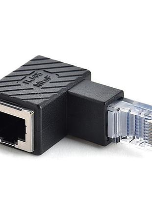 Переходник адаптер соединитель lan rj45 (папа) - rj45 (мама), up