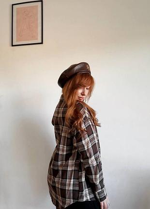 Сорочка в клітинку 🍂🤎 7