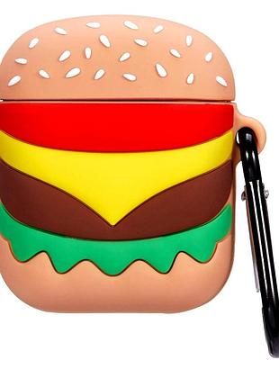 Чохол футляр для apple airpods alitek burger + тримач на палець