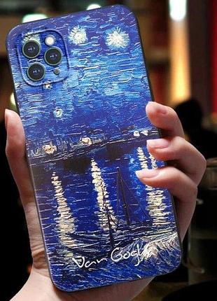Чохол для apple iphone 11 pro alitek art вінсент ван гог зіркова ніч над роною