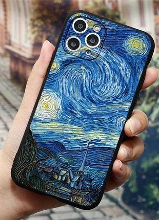 Чохол для apple iphone 12 alitek art ван гог зіркова ніч (no sign)