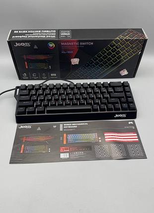 Клавиатура jedel kl-166 механическая беспроводная rgb 68 keys