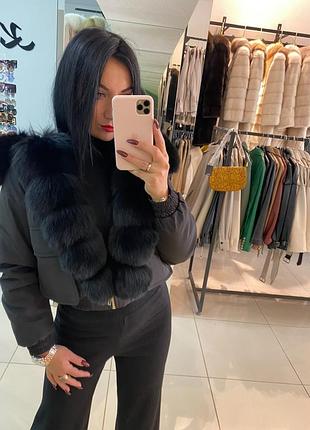 Куртка з натуральним хутром 2