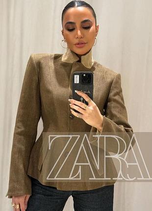 🥥 лляний піджак від zara