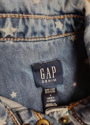 Детская джинсава куртка gap 5