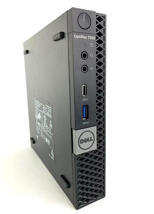 Неттоп dell optiplex 7050 mff (intel core i7-6700t/16gb/ssd480gb/wi-fi/win10) s1151 бв